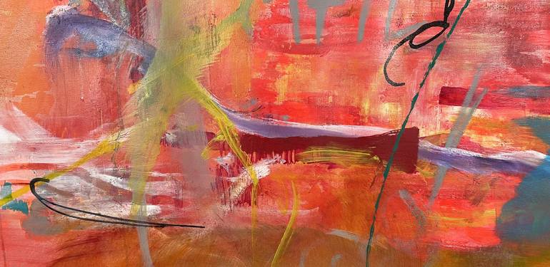 Original Abstract Expressionism Abstract Painting by Wojciech Skiba