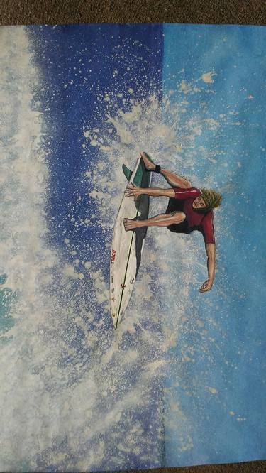 Print of Figurative Water Paintings by Chris Cox