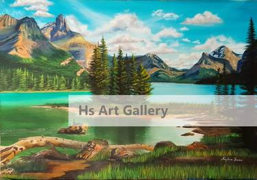 Original Landscape Paintings by Nagihan Sema KUDU