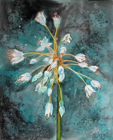 Original Fine Art Floral Paintings by Simone Bosch