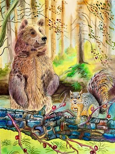 Print of Surrealism Animal Paintings by Light Bear