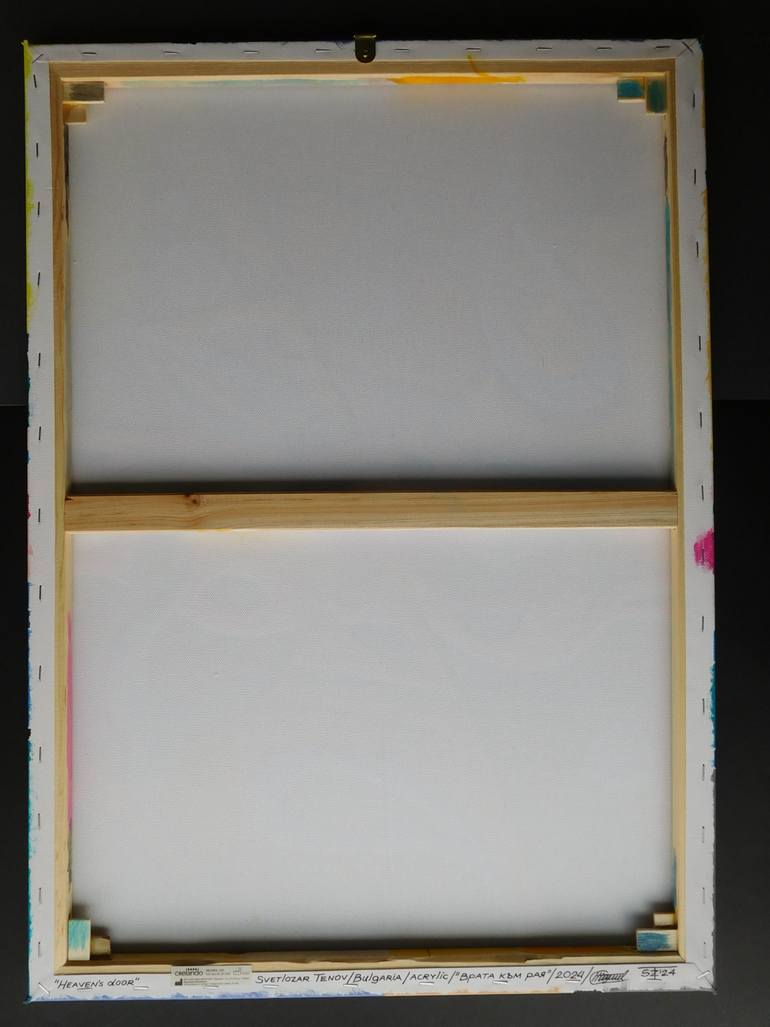 Original Abstract Expressionism Abstract Painting by Svetlozar Tenov