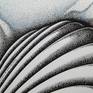 Inspired by the ocean and sea and the variety of nature. The work is original, one and unique, done by Rotring Isograph pen, dots by dots - black and blue ink. The real size of the drawing is 11.8-8.4. The size in cm. is 35.8-26.4, inside 29.9-21.2.