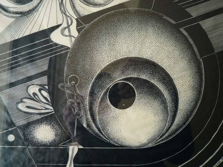 Original Abstract Drawing by Svetlozar Tenov