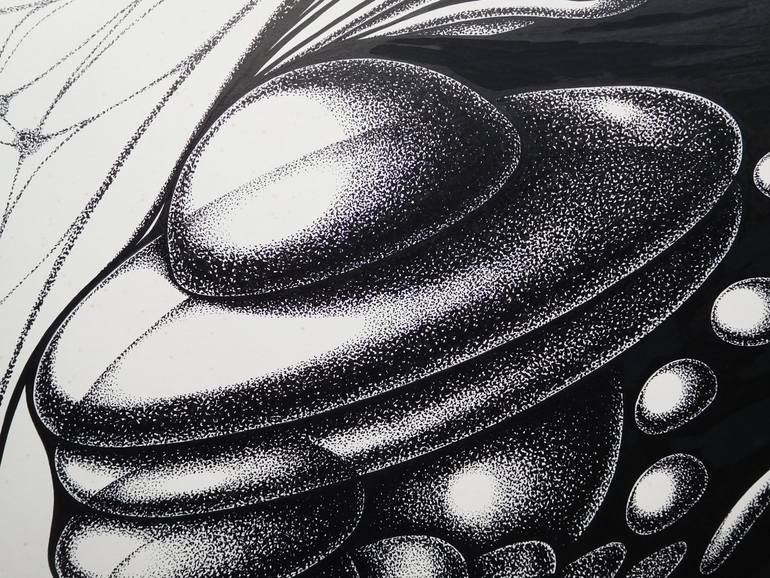 Original Abstract Drawing by Svetlozar Tenov