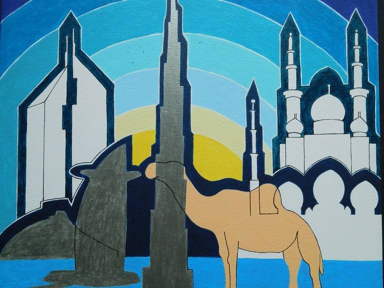 Original Abstract Painting by Svetlozar Tenov