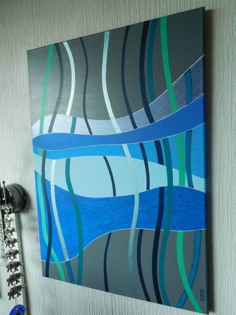 Original Abstract Painting by Svetlozar Tenov