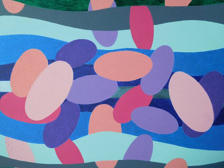 Original Abstract Expressionism Abstract Painting by Svetlozar Tenov