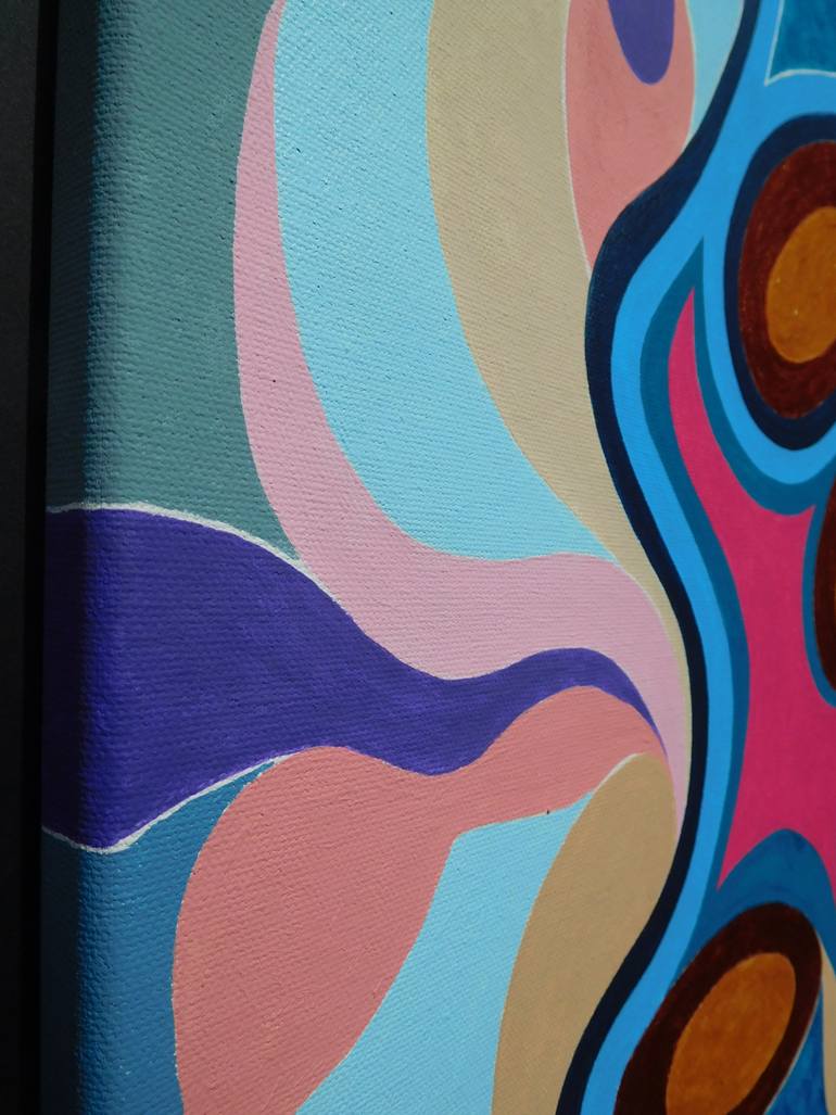 Original Abstract Expressionism Abstract Painting by Svetlozar Tenov