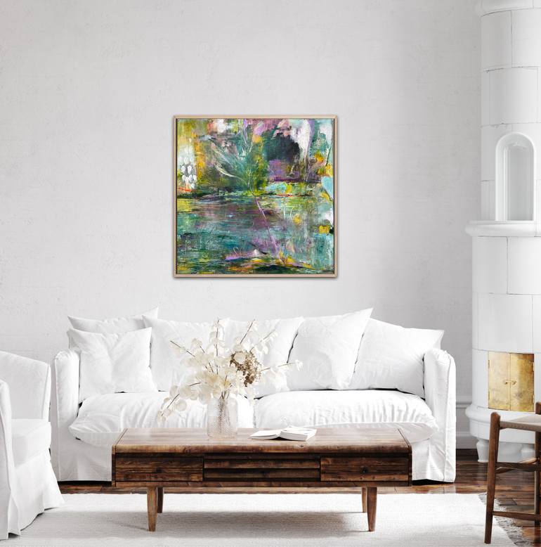 Original Abstract Expressionism Abstract Painting by Adonna Ebrahimi