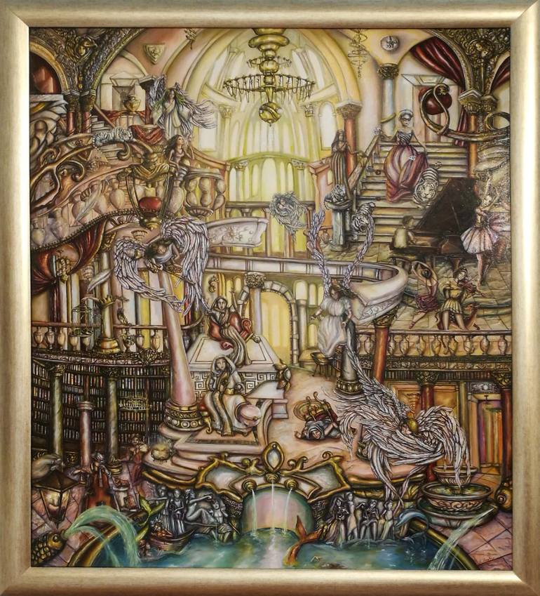 Original Illustration Comics Painting by Margarita Marti