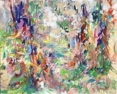 Original Abstract Expressionism Landscape Paintings by Nicole Leidenfrost