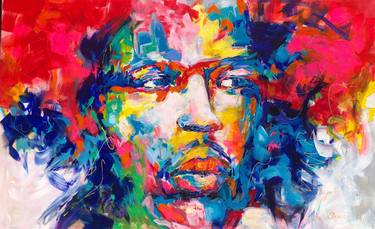 Original Pop Art Music Paintings by Nicole Leidenfrost