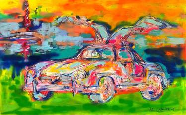 Print of Pop Art Car Paintings by Nicole Leidenfrost