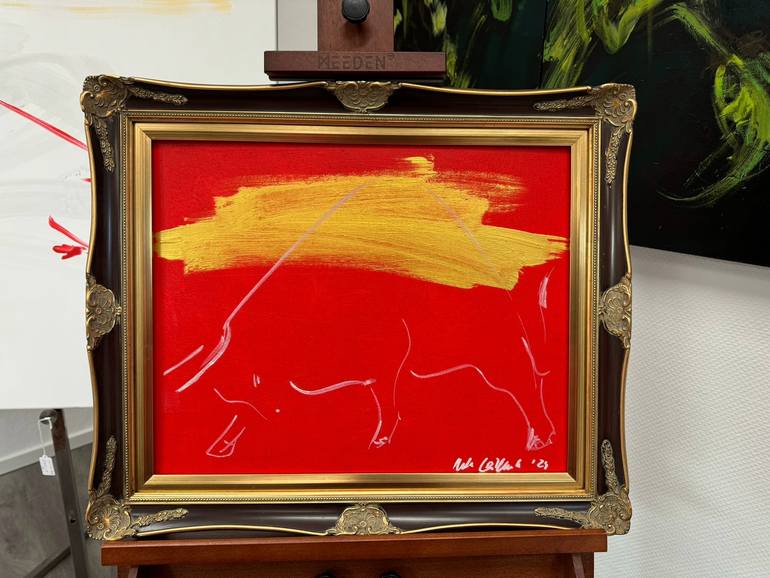Original Modernism Animal Painting by Nicole Leidenfrost