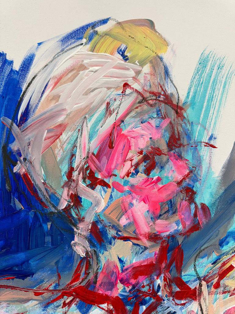 Original Abstract Expressionism Women Painting by Nicole Leidenfrost