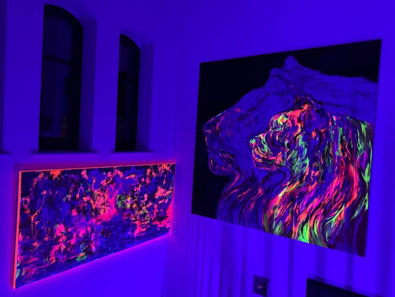 Original Abstract Expressionism Abstract Painting by Nicole Leidenfrost