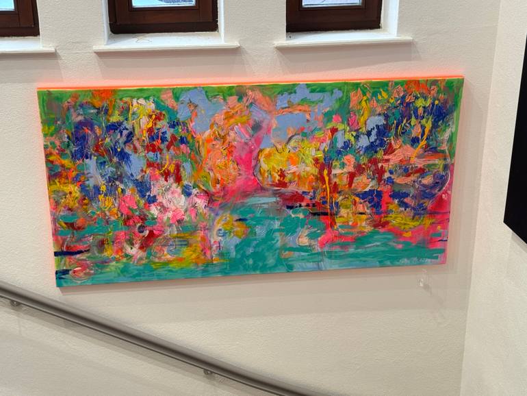 Original Abstract Expressionism Abstract Painting by Nicole Leidenfrost