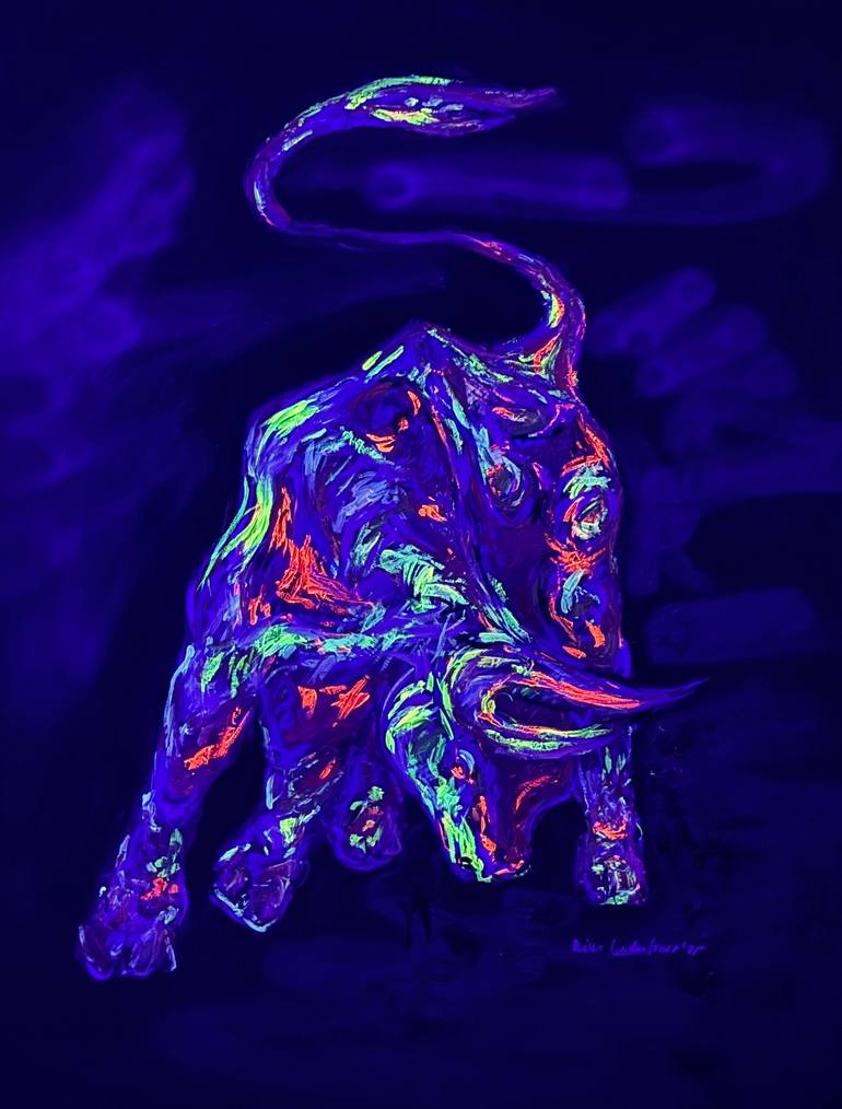 Original Impressionism Animal Painting by Nicole Leidenfrost