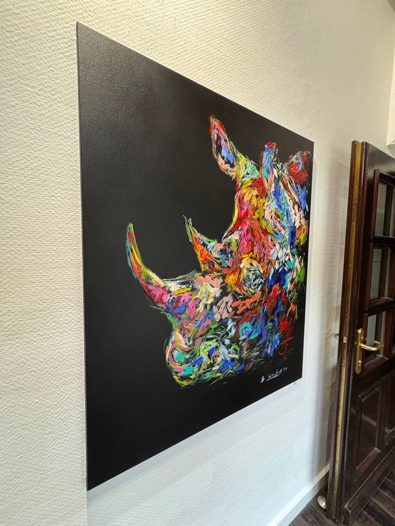 Original Pop Art Animal Painting by Nicole Leidenfrost