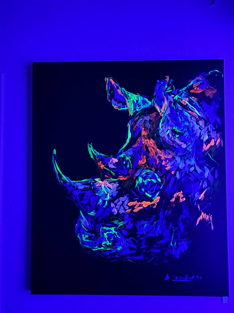 Original Pop Art Animal Painting by Nicole Leidenfrost