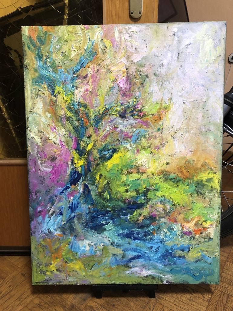 Original Impressionism Nature Painting by Nicole Leidenfrost