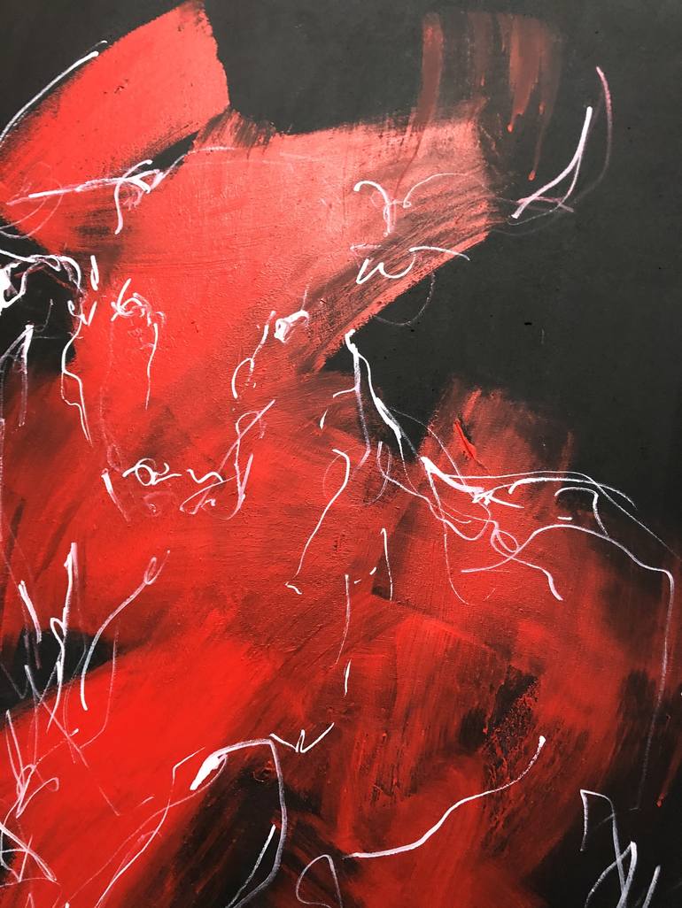 Original Expressionism Animal Painting by Nicole Leidenfrost