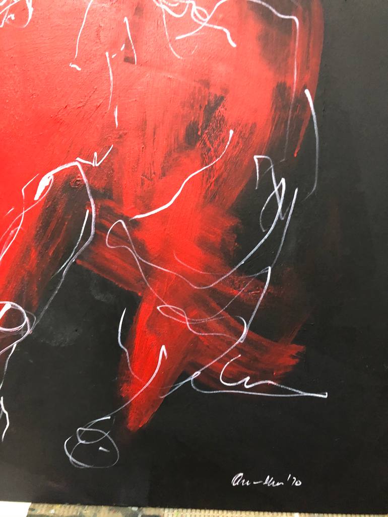 Original Expressionism Animal Painting by Nicole Leidenfrost