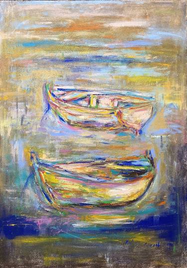 Print of Documentary Boat Paintings by Nicole Leidenfrost