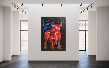 Original Cows Paintings by Nicole Leidenfrost
