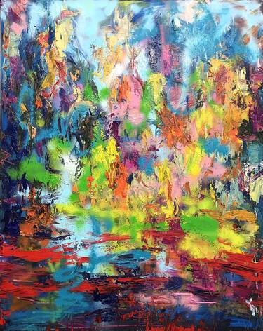 Print of Abstract Expressionism Abstract Paintings by Nicole Leidenfrost