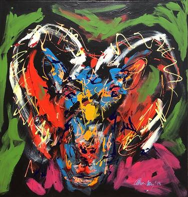 Print of Abstract Expressionism Animal Paintings by Nicole Leidenfrost