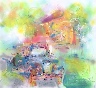 Print of Abstract Expressionism Car Paintings by Nicole Leidenfrost