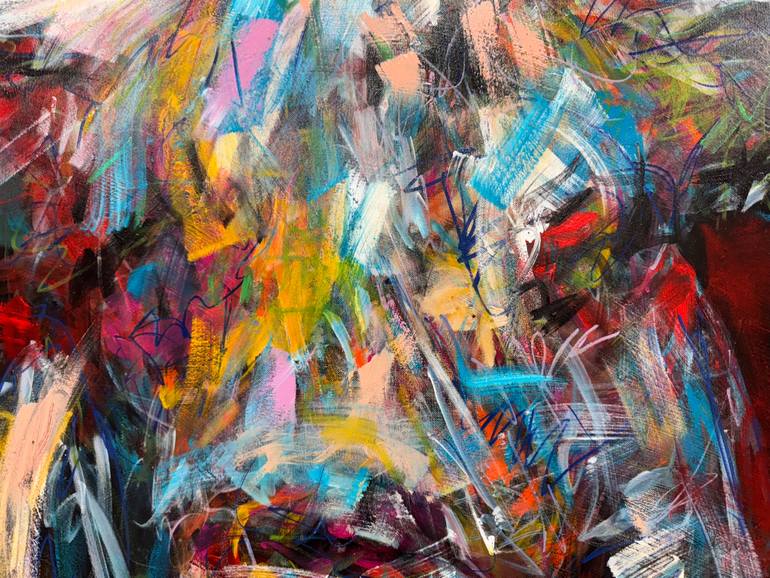 Original Expressionism Animal Painting by Nicole Leidenfrost