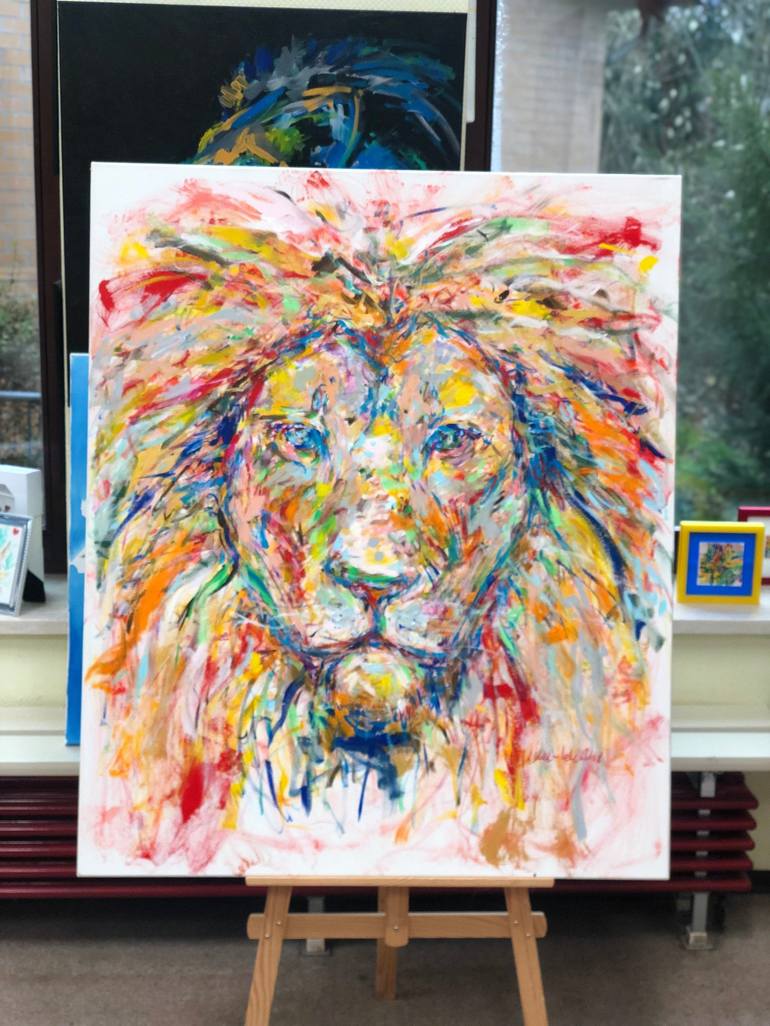 Original Animal Painting by Nicole Leidenfrost