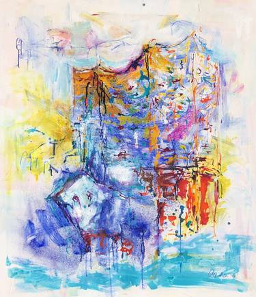 Print of Abstract Expressionism Architecture Paintings by Nicole Leidenfrost