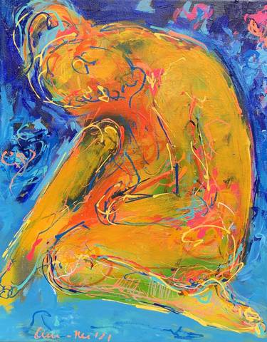 Original Figurative Women Paintings by Nicole Leidenfrost