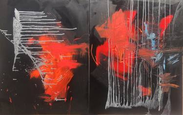 Original Abstract Paintings by Nicole Leidenfrost