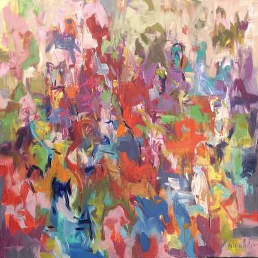 Original Abstract Expressionism Abstract Paintings by Nicole Leidenfrost