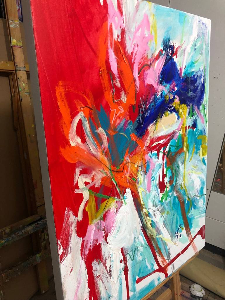 Original Abstract Painting by Nicole Leidenfrost