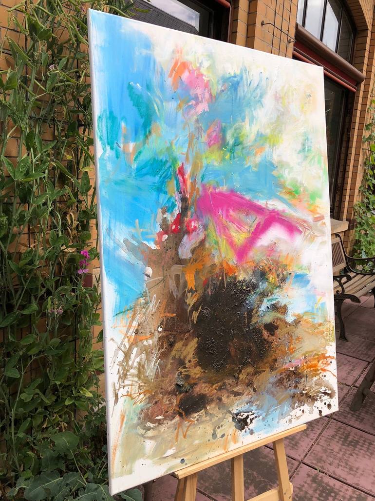 Original Abstract Painting by Nicole Leidenfrost