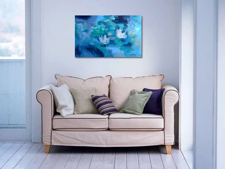 Original Impressionism Floral Painting by Mary Kirova