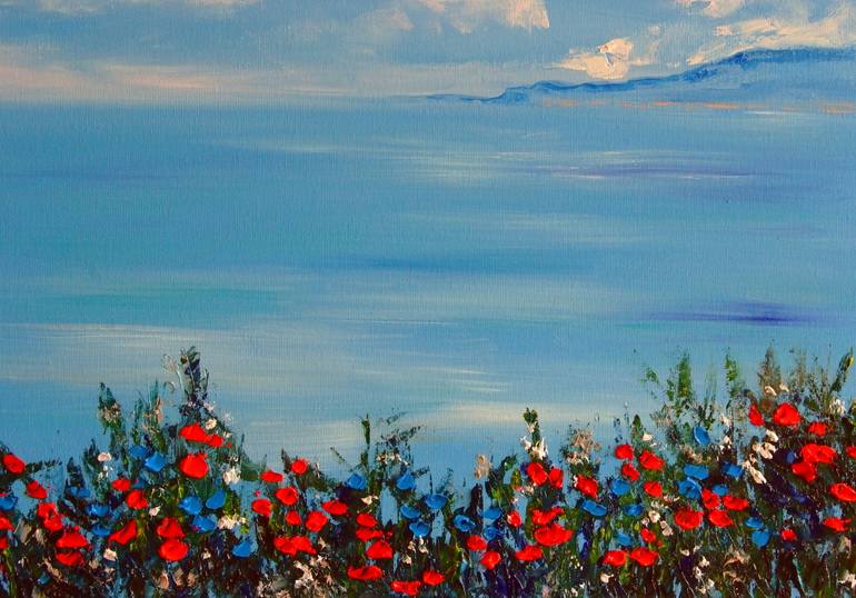 Original Impressionism Landscape Painting by Mary Kirova