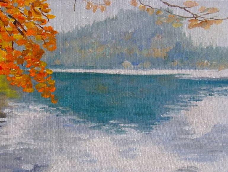 Original Impressionism Landscape Painting by Mary Kirova