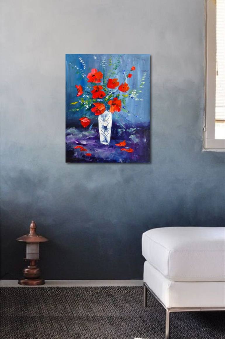 Original Impressionism Still Life Painting by Mary Kirova