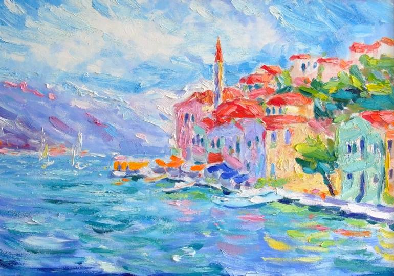 Original Impressionism Landscape Painting by Mary Kirova