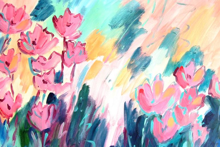 Original Floral Painting by Mary Kirova