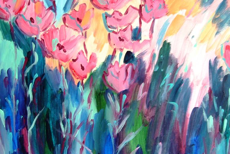 Original Floral Painting by Mary Kirova