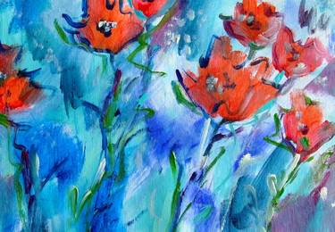 Original Floral Paintings by Mary Kirova