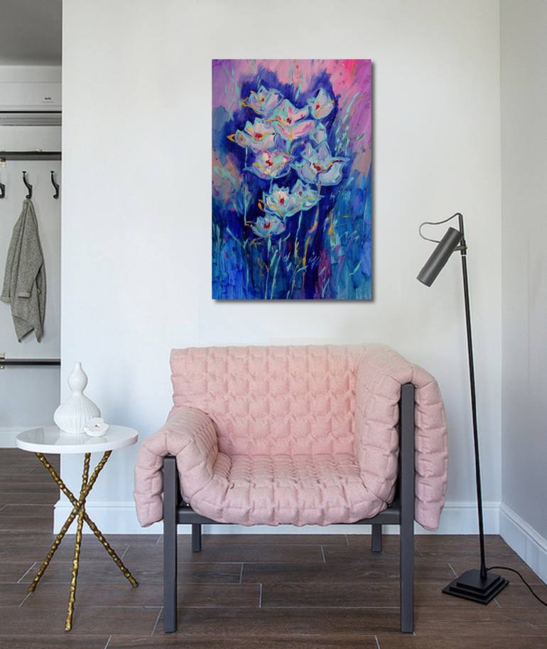 Original Floral Painting by Mary Kirova